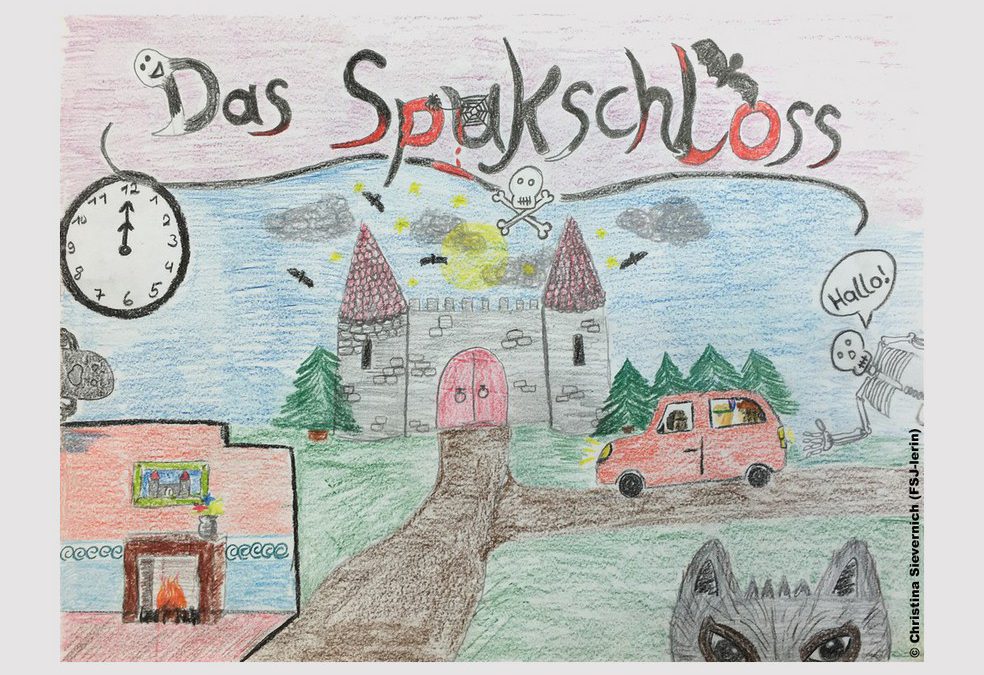 Gruselig schön: Die „Waldschulwölfe“ im „Spukschloss“