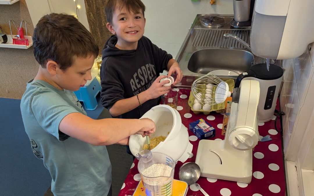 Waffeln backen im Fuchsbau